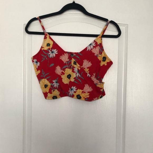Floral Cropped tank - Picture 1 of 2